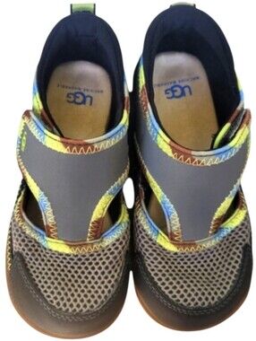 Ugg Delta Closed Toe Water Sandal Blue Multi Size 11 Boy